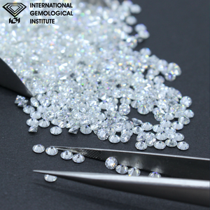 Preço de Atacado Diamante Cultivado em Laboratório HPHT CVD Cor D Clareza VVS Corte Redondo Excelente Certificado IGI Diamante Solto de Tamanho Pequeno - Product Image 5