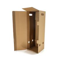 Boîte d'expédition en carton kraft pour usine, personnalisable avec impression de marque, pour vêtements et plantes en pot, avec ruban