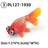 Figurines de poissons artificiels flottants pour aquarium, poissons rouges Koi, créatures marines, décoration
