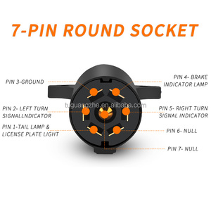 TGZ Filaire Magnétique Led <span class=keywords><strong>Remorque</strong></span> Combinaison Feu Arrière Voiture 12 24 Volt Led <span class=keywords><strong>Remorque</strong></span> Rails Latéraux Lumières American Standard - Product Image 6