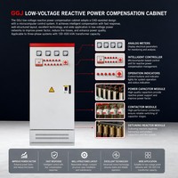 Armoire de compensation de puissance réactive GGJ 400V de haute qualité avec contrôle intelligent par micro-ordinateur 15kA pour l'économie d'énergie industrielle