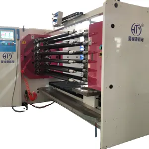 HJY-QJ12 electronic pvc tape cutting machine tape slitting rewinding machine slitter