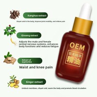 Huile Essentielle Végétale Pressée à Froid, Extrait de Plantes, Sérum OEM, Huile de Massage Chauffante Anti-douleur, Type de Peau Universel