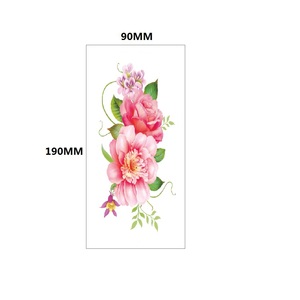 Autocollant <span class=keywords><strong>de</strong></span> <span class=keywords><strong>tatouage</strong></span> temporaire imperméable à l'eau <span class=keywords><strong>de</strong></span> demi-<span class=keywords><strong>bras</strong></span> <span class=keywords><strong>de</strong></span> fleur multi-style sexy pour femmes - Product Image 6