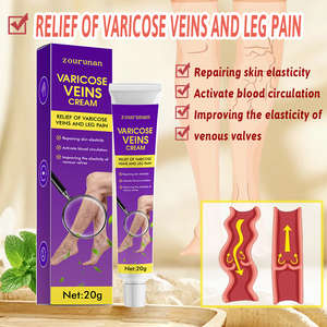 Crème Zourunan pour Varices – Pommade Confort pour l'Apparence des <span class=keywords><strong>Jambes</strong></span> 20g Tube Violet – Soin Externe Herbal Quotidien pour le Soutien des <span class=keywords><strong>Jambes</strong></span> – Vente en Gros - Product Image 5