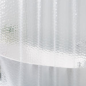 <span class=keywords><strong>Rideau</strong></span> de <span class=keywords><strong>douche</strong></span> Transparent étanche avec strass blancs, <span class=keywords><strong>nid</strong></span> <span class=keywords><strong>d</strong></span>'<span class=keywords><strong>abeille</strong></span>, doublure simple - Product Image 3