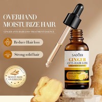Producto estrella: Nueva pomada para el cabello con etiqueta privada, de acción rápida, para mejorar el cabello seco y encrespado en 7 días, aceite para el crecimiento del cabello con jengibre.