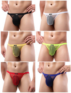 Vente en gros de sous-vêtements pour hommes AK OEM <span class=keywords><strong>string</strong></span> ultra fin pour hommes <span class=keywords><strong>string</strong></span> sexy G <span class=keywords><strong>string</strong></span> micro <span class=keywords><strong>string</strong></span> en maille respirant pour hommes - Product Image 1