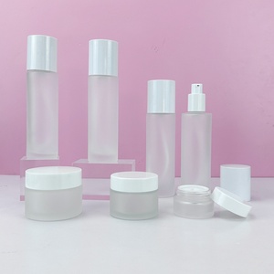 Custom logo 20ml 60ml 100ml Round Empty Skincare Packaging Cosmetic Lotion <b>Pump</b> <b>Bottle</b> Face Serum <b>Bottle</b> with <b>Pump</b> - Product Image 5