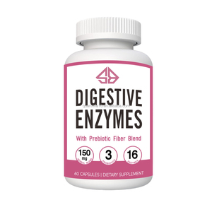 Mezcla de Probióticos y Enzimas OEM para la Salud Intestinal y el Apoyo Digestivo, Extractos Herbales Naturales, 60 Cápsulas para Adultos - Product Image 2