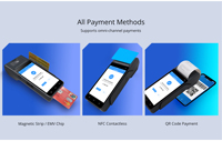 Terminal POS Móvil con Sistema Operativo Android 11.0 de 5.0 Pulgadas con SDK Gratuito, Terminal Z91 con NFC/Tarjeta Bancaria/Tarjeta de Crédito