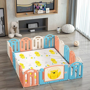 Moderno Macaron protezione box per bambini per il bambino gattonare & giochi di plastica resistente recinto per il soggiorno - Product Image 3