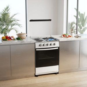 Cuisinière à <span class=keywords><strong>gaz</strong></span> durable avec <span class=keywords><strong>four</strong></span> électrique à convection et fonctions de cuisson multifonctions pour la cuisine quotidienne, <span class=keywords><strong>four</strong></span> indépendant - Product Image 1