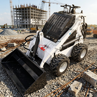 Chargeuse compacte sur pneus S360 avec force de rupture de 3,5 KN, godet de 0,1 m, moteur diesel B&S, norme d'émission EPA Euro5