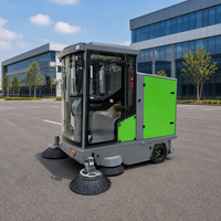 Balayeuse routière électrique autoportée LM-W2000 48V 4000W, autonomie de 79 pouces, pulvérisation d'eau, usage municipal