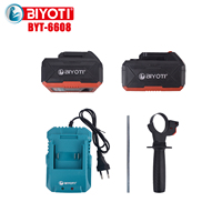 Marteau perforateur rotatif sans fil BIYOTI 26 mm SDS Plus, multifonction, démolition de béton, marteau de démolition, outils de construction