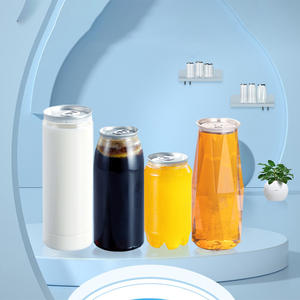 Botella Desechable de Plástico PET para Jugo, Vino, Leche, Té, Grado Alimenticio, Transparente - Product Image 6