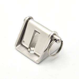 Moulage précis SS316 <span class=keywords><strong>bouchon</strong></span> de verrouillage de chaîne d'ancrage <span class=keywords><strong>bouchon</strong></span> de chaîne marine avec anneau rapide à broches matériel de bateau en acier - Product Image 2