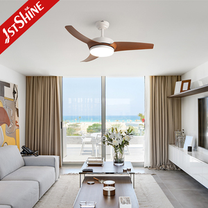 1stshine đa màu <span class=keywords><strong>42</strong></span> ánh sáng Quạt trang trí 3 gỗ-hạt nhựa lưỡi DC động cơ LED quạt trần với ánh sáng cho phòng ngủ - Product Image 2