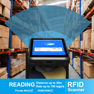 Высокоскоростной сканер <span class=keywords><strong>RFID</strong></span>-меток: 700 меток/с, 8-ядерный процессор 2,0 ГГц, память 4+64 ГБ, беспроводной портативный <span class=keywords><strong>RFID</strong></span>-ридер - Product Image 1