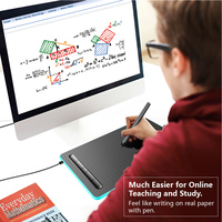 Meilleure vente tablette graphique sans fil passive tablette d'écriture électronique avec fonction de contrôle de l'inclinaison pour styliste et étudiant