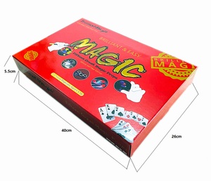 BrilliantMagic New Desgin Red <strong>Magic</strong> Tricks <strong>Set</strong> Includes 15 Props for Close-up Shows Easy to Do - Product Image 1