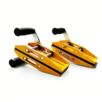 Pinza de elevación de piedra de doble agarre de grado industrial personalizable, de metal y caucho, capacidad de carga de 0-350 kg, compatible con OEM/ODM, fiable.