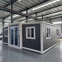 Maison préfabriquée pliable et extensible économique de 40, 30 et 20 pieds, avec cuisine, prix abordable, idéale comme logement secondaire