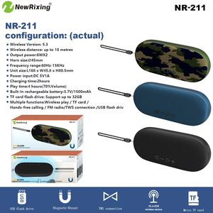 IPX4 Waterproof Shower Speaker <strong>NR</strong>- 211 Magnetic Speaker 12W Portable Outdoor bluetooth Speaker - Product Image 5