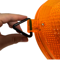 Luz de advertencia LED de seguridad vial Flexible de cono de tráfico ABS multifuncional promocional con seguridad vial