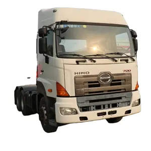 HINO 700 500 6x4 8x4 Dump Truck Hino Tractor Head Cheapest 25ton 40ton 10 White Shandong WEICHAI Air Suspension Heavy Truck Left