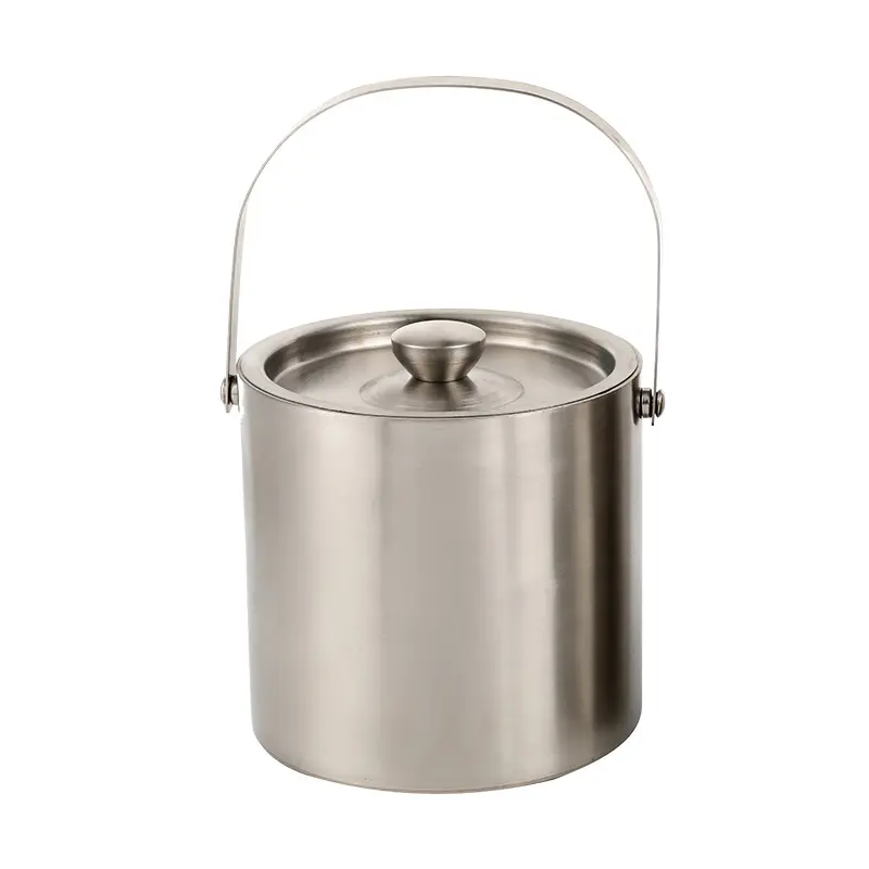 High quality stainless steel ice bucket water bucket tongs