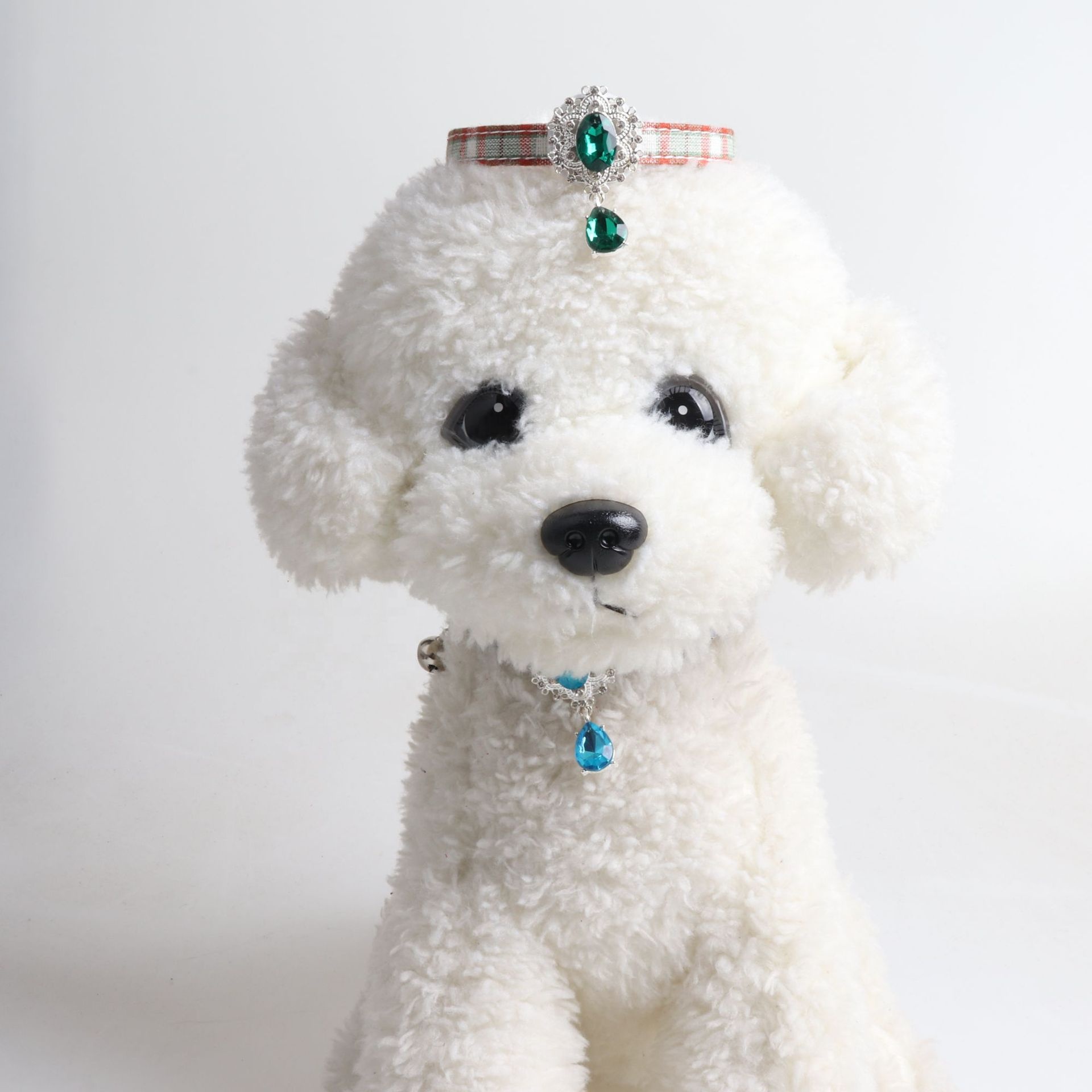 Изящный Инс изготовленным на заказ логосом роскошный мягкий волокна горный хрусталь ошейники на заказ роскошь ошейник поводок для питомца собаки тяговые круг