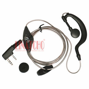 Film d'aluminium en métal résistant à la traction Talkie-walkie portable Casque radio 2 voies Connecteur <span class=keywords><strong>K</strong></span> 2 broches - Product Image 1