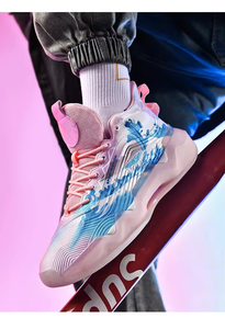 Chaussures pour hommes, chaussures de basket-ball montantes, mode, baskets tendance pour l'extérieur, étudiants, adolescents, entraînement professionnel, chaussures de sport souples - Product Image 6