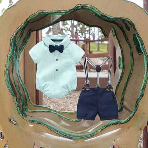Camisetas y Pantalones Cortos Casuales a Rayas de Manga Corta para Niños de 3 Años, Ropa de Algodón - Product Image 3