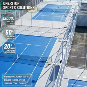 Suelo Acrílico Duradero para Canchas de Tenis al Aire Libre, Alta Elasticidad, Estructura Multicapa para un Rebote Estable de la Pelota y Protección de las Juntas - Product Image 1