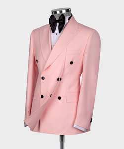 2022 nuevos trajes casuales blancos para hombres, esmoquin personalizado, <span class=keywords><strong>Terno</strong></span> Masculino, trajes de negocios para hombres, dos piezas (Blazer + Pantalones), traje con abertura - Product Image 1