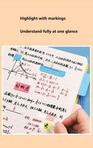 Bview Art trois tailles différentes notes autocollantes onglets de <span class=keywords><strong>Page</strong></span> marqueurs de <span class=keywords><strong>Page</strong></span> pour marquer des Documents - Product Image 4