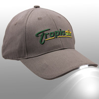 Gorras de béisbol con luz led, diseño bordado de fábrica, venta al por mayor