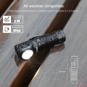 Wurkkos hd12 850lm קמפינג פנס פנס קדמי 29 ° נקודה + 120 ° שיטפון נטענת ראש מנורות - Product Image 3