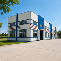 Certification ISO9001 pour les ateliers à structure métallique moderne, les bâtiments d'entrepôts industriels préfabriqués légers en métal.