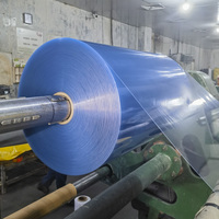 Vente directe d'usine à la source rouleau de film PVC transparent en plastique dur mince transparent