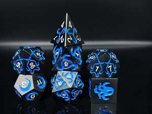 Usine en gros personnalisé métal polyédrique mdn dés ensemble 7 Die Sharp Edge Figurines <span class=keywords><strong>pour</strong></span> jeux <span class=keywords><strong>de</strong></span> rôle D & D - Product Image 4