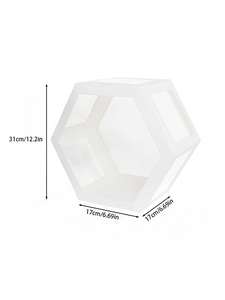 Boîte à ballons transparente en plastique pour la fête <span class=keywords><strong>de</strong></span> naissance, les anniversaires et les mariages, décorations personnalisées avec nom, accessoires <span class=keywords><strong>de</strong></span> photographie <span class=keywords><strong>de</strong></span> fond - Product Image 2