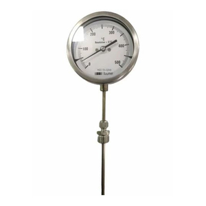 Termómetro Bimetálico BDT con Carátula de Acero Inoxidable, Indicador de Temperatura Industrial de Alta Precisión para Calderas - Product Image 1