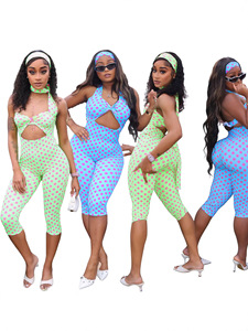Nouvelle collection 2026 : Combinaison une pièce tendance à pois, style licou, avec bandeau intégré - Product Image 1