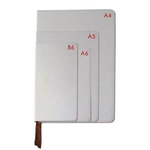 สมุดโน้ตพกพาขนาด A5 ปกหนัง PU พร้อมหน้ากระดาษเปล่าสำหรับงานซับลิเมชั่น สไตล์มินิมอลสำหรับธุรกิจ - Product Image 3