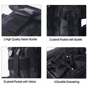 방수 드롭 크로스 오버 레그 백 야외 오토바이 전술 사이클링 하이킹 허리 팩 물병 파우치 허벅지 가방 - Product Image 5