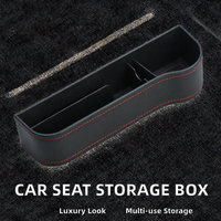 Organisateur de siège de voiture de luxe en ABS, boîte de rangement latérale multifonctionnelle pour l'intérieur, pour le rangement des objets divers